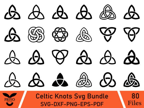 Celtic Knots SVG Bundle, Celtic Knots