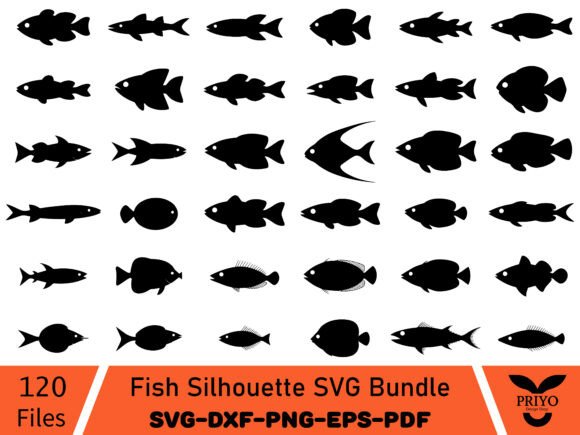Fish Silhouette SVG Bundle
