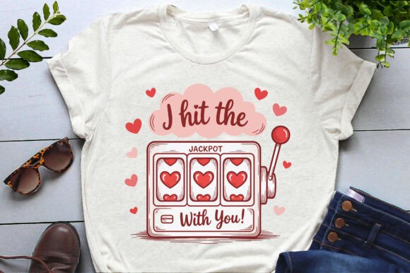 Heart Slot Funny Valentine’s Day PNG SVG
