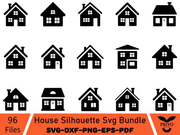House Silhouette SVG Bundle