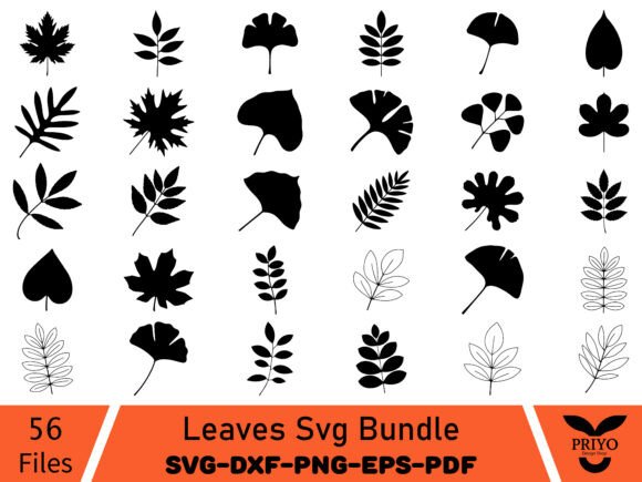 Leaves SVG Bundle