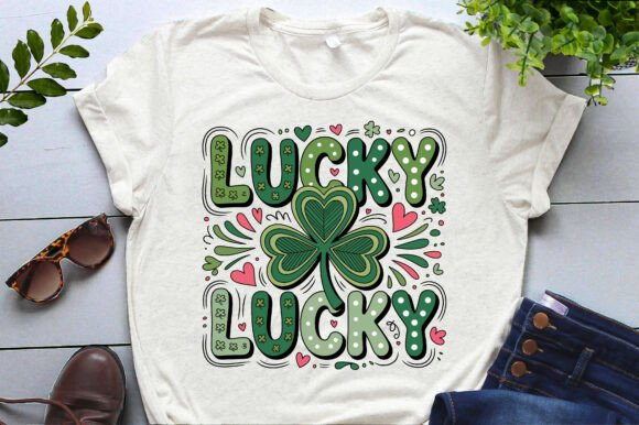 Lucky Shamrock St Patrick’s Day PNG SVG