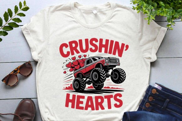 Monster Truck Valentine’s Day SVG