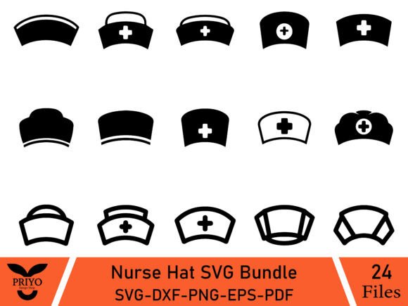 Nurse Hat SVG Bundle