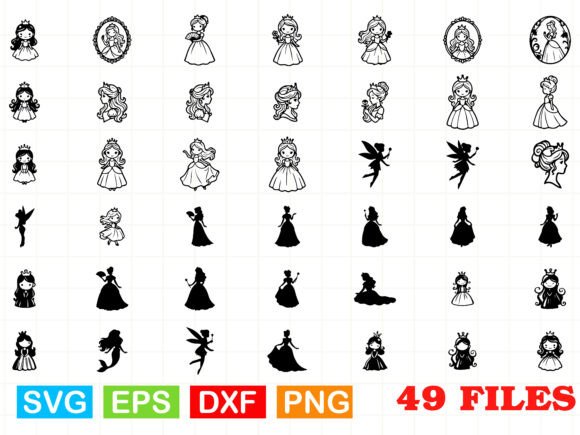 Princess Svg Bundle