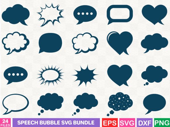 Speech Bubble SVG Bundle
