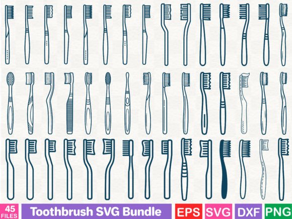 Toothbrush SVG Bundle