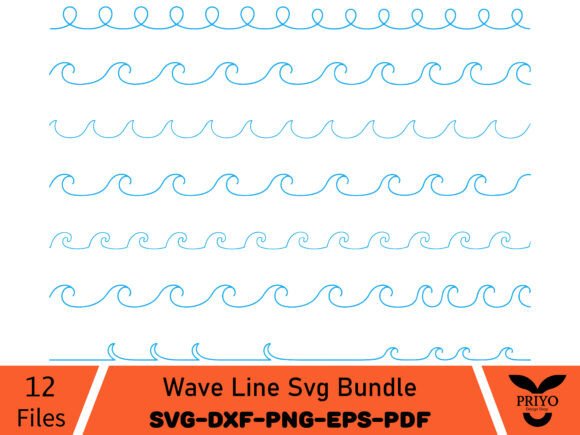 Wave Line SVG Bundle